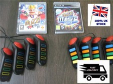 PS3 Buzz GAME + 4x Wired Buzz Buzzers  - Sony Playstation 3 - QUIZ GAMES