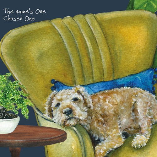 Lakeland terrier greeting card - terrier,