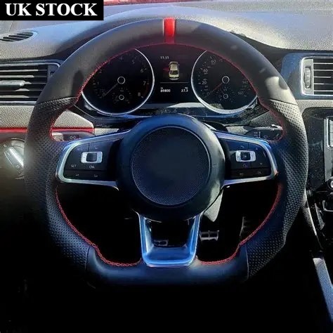 Full leather steering wheel - full,