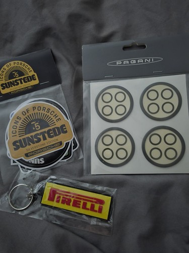 Stickers and keyring - stickers, pagani