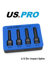 US PRO 4PC ½" Drive Impact