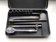 Snap-on 1/4” Drive Midget Part Socket Set - GM-70-M Ratchet