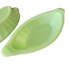 Vtg Green Plastic Banana Split