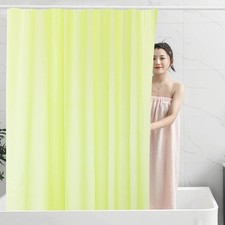 Printed Bathroom Shower Curtain Polyester Fabric Extra Wide & Long W180 x L200CM