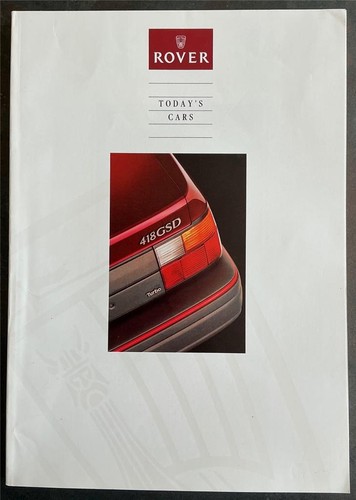 Rover cars sales brochure - rover,