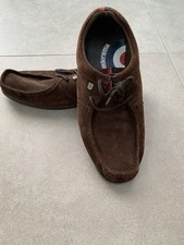 Lambretta Woodstock Suede Shoes In Brown. Size 10.5/45 Very Good Condition.