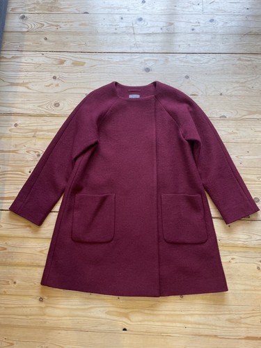 Cos round neck line - a-line, burgundy