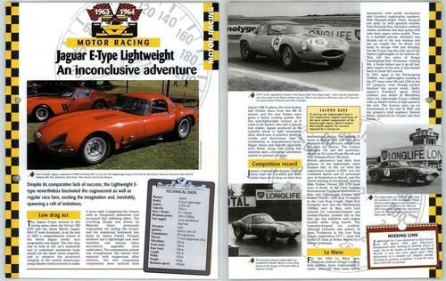 Jaguar type lightweight - jaguar, e-type