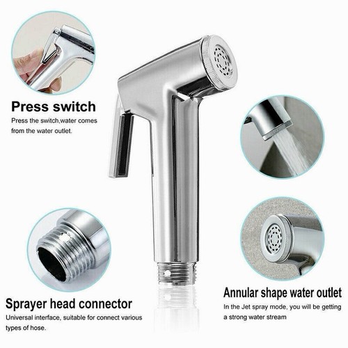 Chrome muslim shower head - shower, and