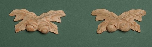 Decorative hand carved pine - hand,
