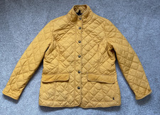 JOULES MOREDALE ladies mustard quilted equestrian style jacket size 18