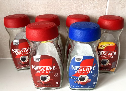Empty nescafe coffee - 8x,
