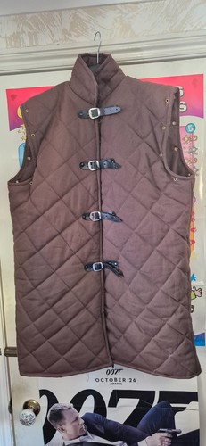 Brown cotton gambeson - brown,