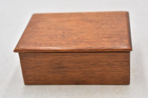 Antique oak wooden keepsake - antique,