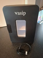 Vasip Mini Fridge Hot & Cold Compact Tabletop Cooler/Warmer with Window Door