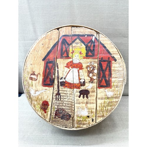 Primitive hand painted - primitive, wooden