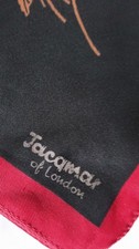 Jacqmar Scarf Black with Red