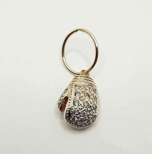 9ct gold boxing - 9ct, cz