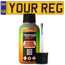 Touch Up Paint Mixed By Car Registration Reg 30ml Stone Chip Brush Chip Mark