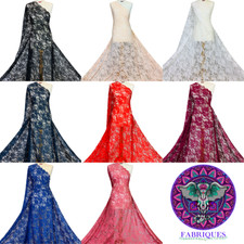 Crochet Lace Fabric Floral 4