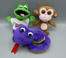Set 3 Cadbury's Freddo Frog Curly Wurly Snake & Buttons Monkey Soft Plush Toys