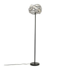 Chrome Floor Lamp Tortoise Acrylic Jewel Twist Shade Living Room Standard Light