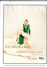 HARRODS MAGAZINE FASHION GOES BACK TO THE 80'S OCT 2018 *FREE UK SHIPPING
