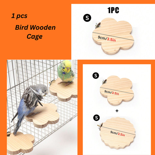 Bird small pet wooden - small, cage