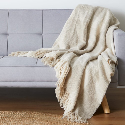 Home collections faux mohair - home,
