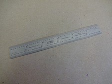 6" 15mm rule ruler Rabone Chesterman No.27R; DD 398