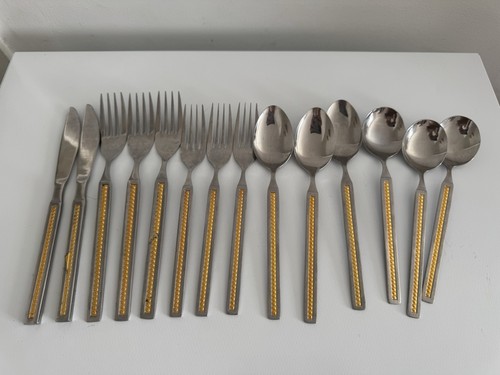 Vintage gold plated stainless - vintage,