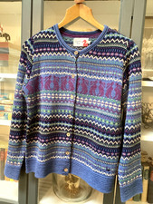 Country Rose fairisle/hares cardigan size S
