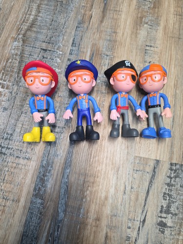 Blippi bendable figures - bendable, bundle