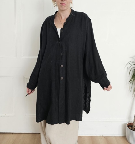 Terry macey black irish linen - macey,