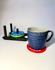 Weight Plate Coaster Set with