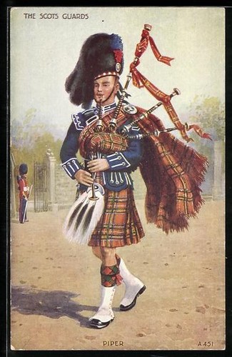 Artist postcard the scots - artist,