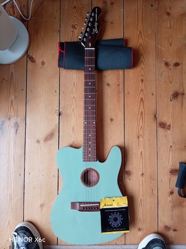 Custom acoustic stratocaster - custom,