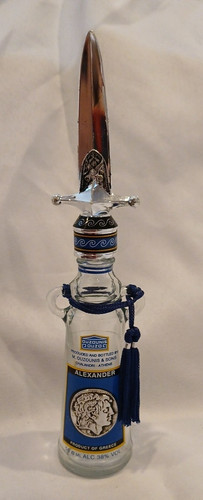 Ouzo bottle dagger knife - bottle,