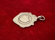Antique Sterling Silver Watch Fob Medal Pendant Fully Hallmarked Birmingham 1931