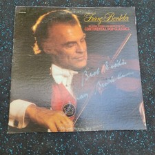 Franz Benteler His Royal Strings And Orchestra Continental Classics LP Vinyl 