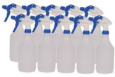 DCS Plastic water spray bottles for cleaning 750ml  refillable mist spray bottle