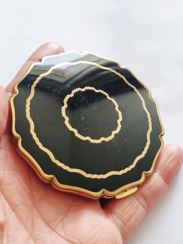 Vintage stratton black enamel - black,