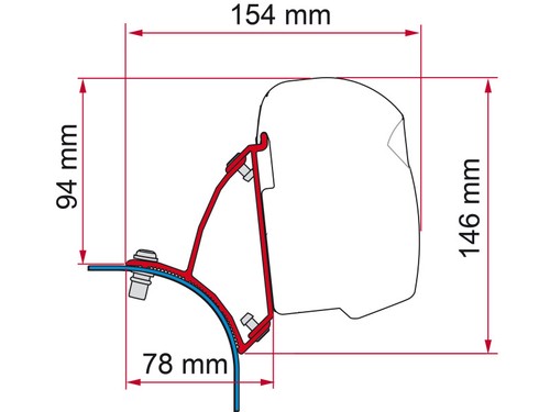 Fiamma motorhome f43 t6 - fiamma, t5/t6
