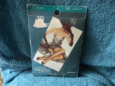 MARKS AND SPENCER MOTIF EVENING STOCKINGS SIZE SMALL