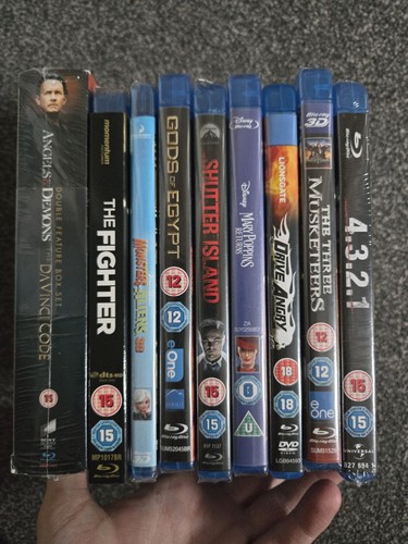 10x brand new blu ray - ray,