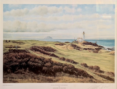 Graeme baxter signed print - graeme,