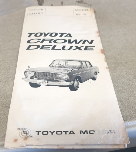 1965 toyota crown - toyota, deluxe