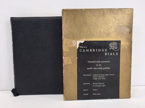 Kjv cambridge crystal bible - kjv,