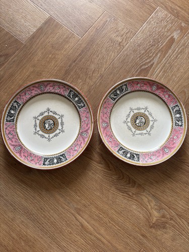 Pair antique minton china - minton,