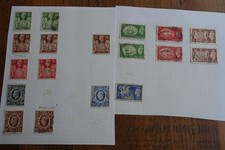 GB KGVI Stamp Collection of High Values to £1 (x4)